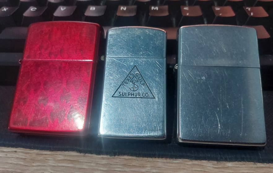 pawz_ok's tweet image. Just me and my Zippos...  #Zippo #MadeInUSA #zipposlim