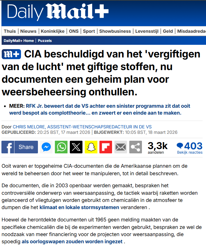 queenofunseen's tweet photo. CHEMTRAILS ZIJN REEEL!! ER WORDEN DAGELIJKS ALUMINIUM,BARIUM,STRONTIUM,MAGNESIUM ENZ UITGESPROEID OVER EN IN ONS!
IN WATERMONSTERS WORDT N GEVAARLIJKE HOEVEELHEID AANGETROFFEN DIE DE HERSENBLOEDBARRIERE PASSEREN EN HERSENSCHADE AANRICHTEN MET GROTE  GEZONDHEID GEVOLGEN! @veen_els https://t.co/ySCPu0NYCx