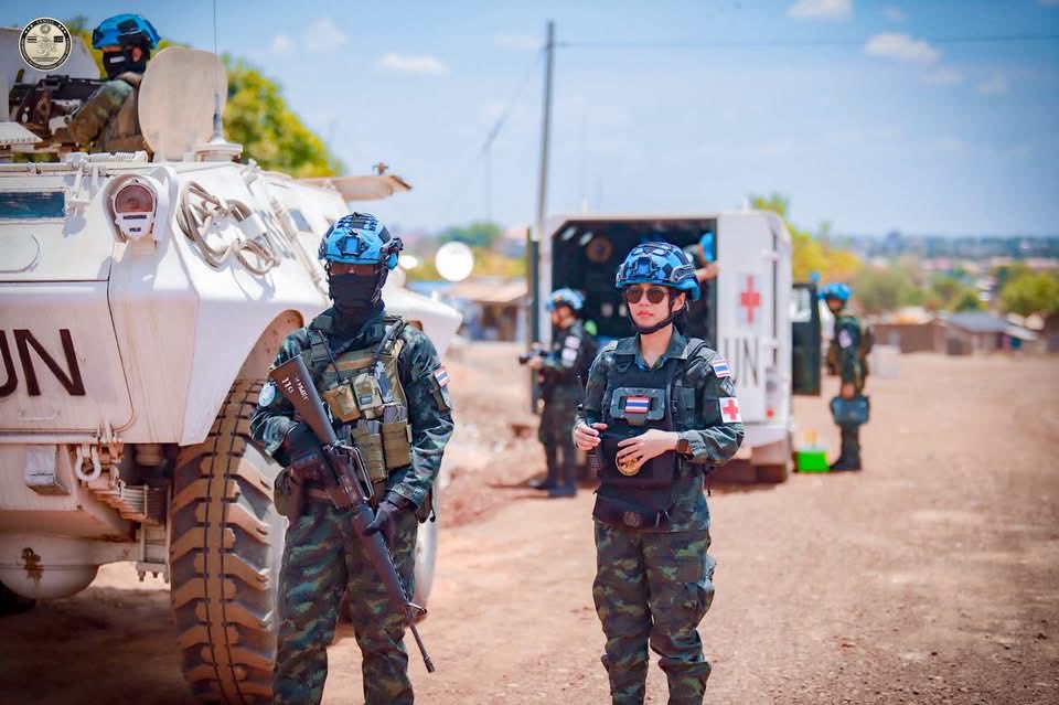 THAIHMEC's tweet photo. THAI HMEC จัดชุดแพทย์ส่วนหน้าสนับสนุนภารกิจ MSR

🇹🇭🇺🇳🇸🇸
#THAIHMEC6
#UNMISS
#MSR
#A4P
#Peacekeeping
#SouthSudan https://t.co/05zb7EUsmS