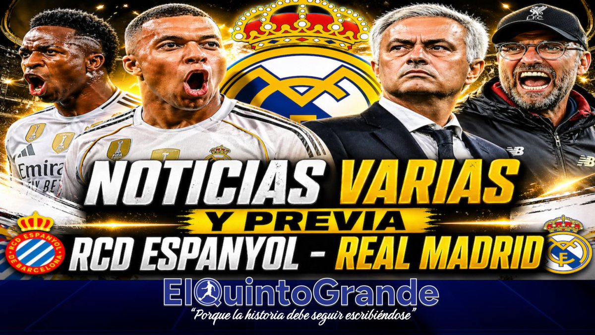 No os perdáis nuestro Directo A Partir de las 11:00 !

🚨Noticias Varias y Previa RCD Espanyol - Real Madrid 💥

📡DjAronShow #552🎛️ by <a href="/ElQuintoGrande/">ElQuintoGrande®</a> 01/05/26

youtube.com/@ElQuintoTV10

kick.com/elquintogrande

twitch.tv/elquintogrande