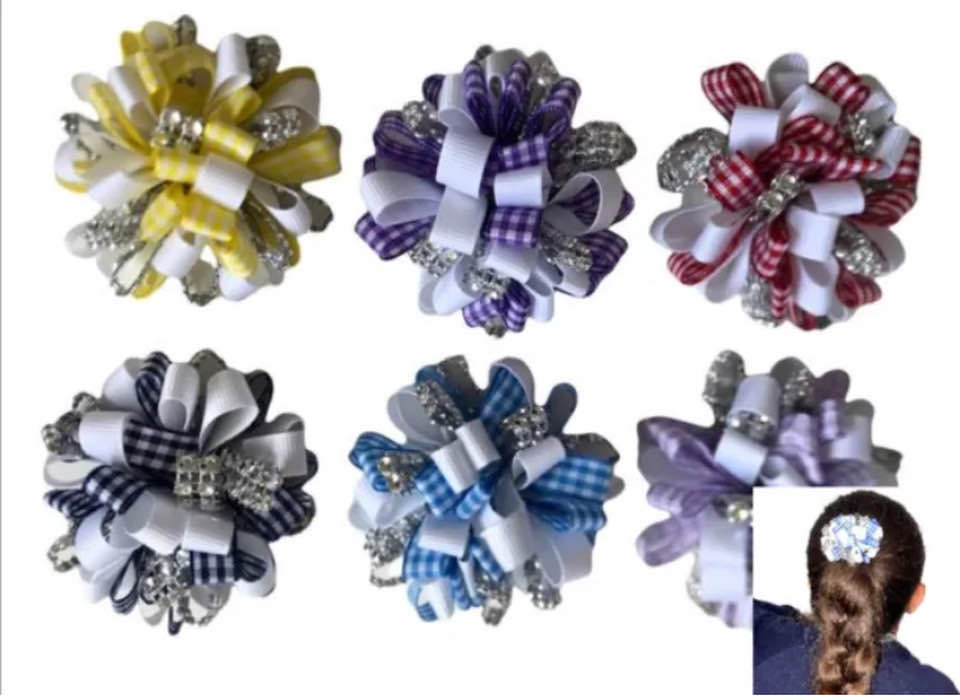 lindsey508's tweet image. Check out Gingham School Hair Bow Clip with Diamante Ribbon Hair Bow Girl UK Seller 🇬🇧 ebay.us/m/G9EiOQ #eBay via @eBay_UK