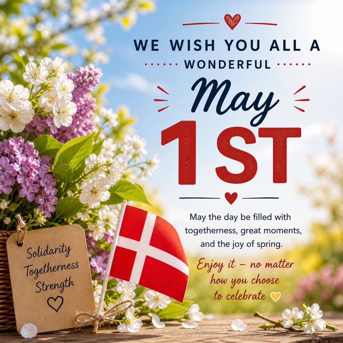 LVestkyst's tweet image. We wish you all a truly wonderful May 1st 🌸 May your day be filled with togetherness, good times, and the joys of spring. Enjoy it – no matter how you choose to celebrate it 💛 #1stofmay #spring #FridayVibes #Fridaymotivations  #weekendmotivation #campinglife