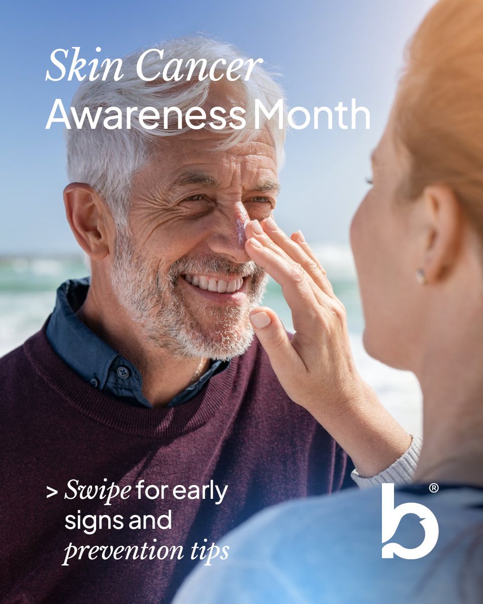 BluebirdcareIOW's tweet image. May is Skin Cancer Awareness Month☀️ 

To find out how we can help: 👉 bluebirdcare.co.uk/isle-of-wight 
📞 01983 526 776 
📧 isleofwight@bluebirdcare.co.uk

#skincancerawarenessmonth #skincancerawareness #prevention #bluebirdcare #IsleofWight