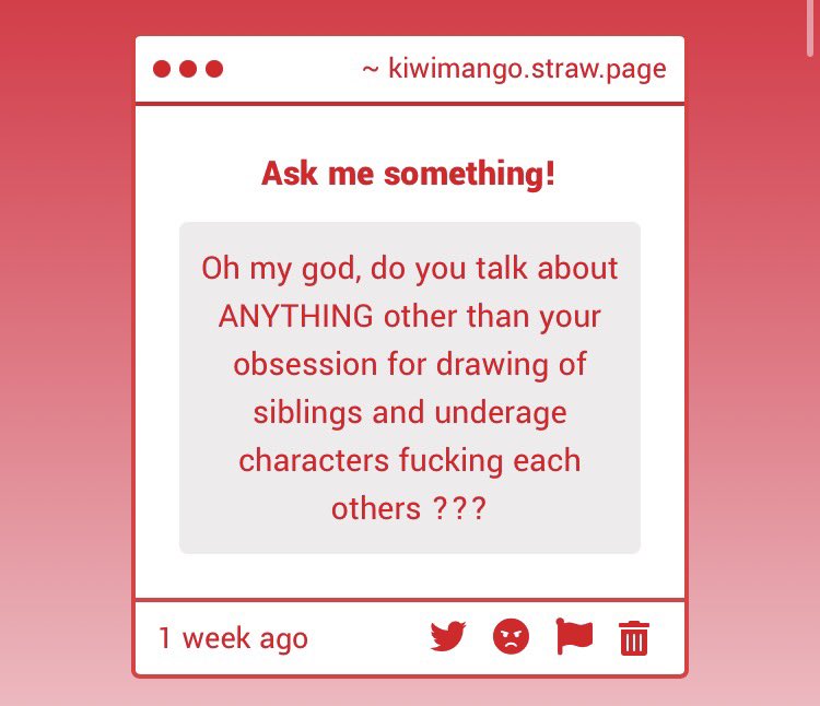 kiwilovesceo's tweet photo. Yeah I do actually, but I do it with friends and people i know not a social media app where people keep spitting facts and I MUST retweet!! #vinmike #jerbby #incestiswincest #ilovebeingdarkship #thisiswhatfreedomlookslike https://t.co/o4H0jDhzVI