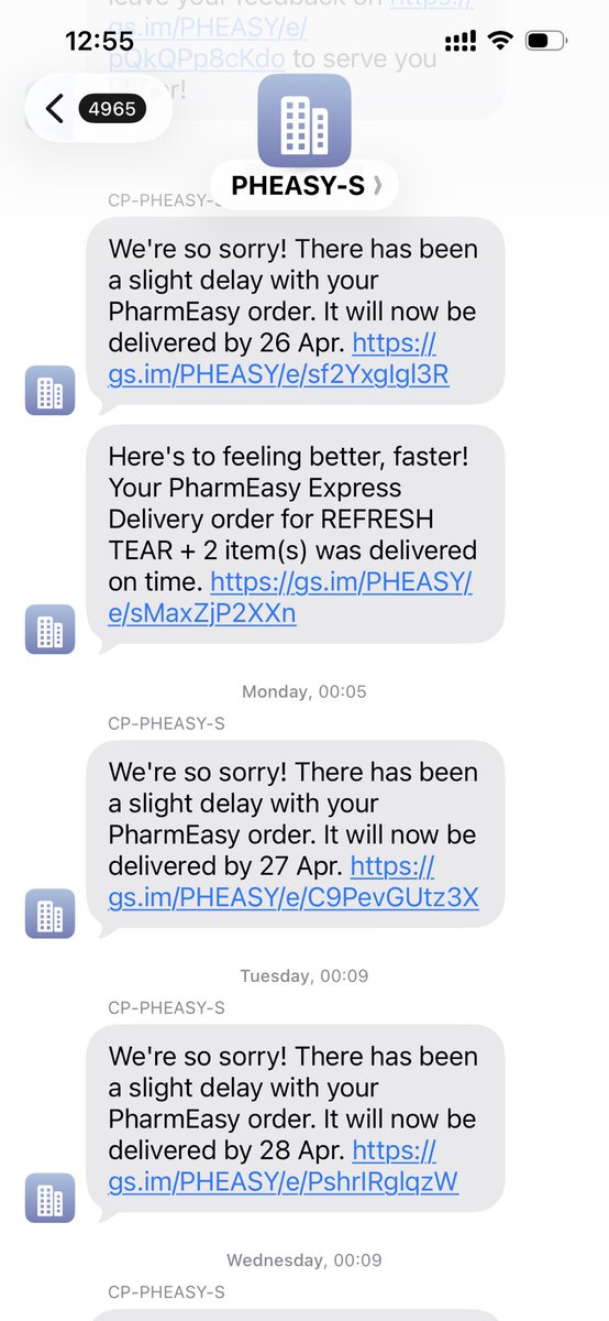Deep0's tweet photo. Day 6 and STILL NO MEDICINE. @pharmeasyapp @pharmeasycare, this is an absolute shame. Order placed April 25.
Your "support" is a black hole of empty promises. In healthcare, "certainty" isn't a luxury—it’s essential. You are failing patients who rely on you for life-essential https://t.co/WJINwlkzQr