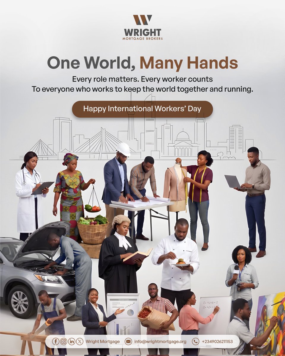 WrightMortgage1's tweet photo. Behind every structure that stands, every life that’s saved, every system that works, there are hands you may never see, but can never do without. https://t.co/WDX3aXKbCM