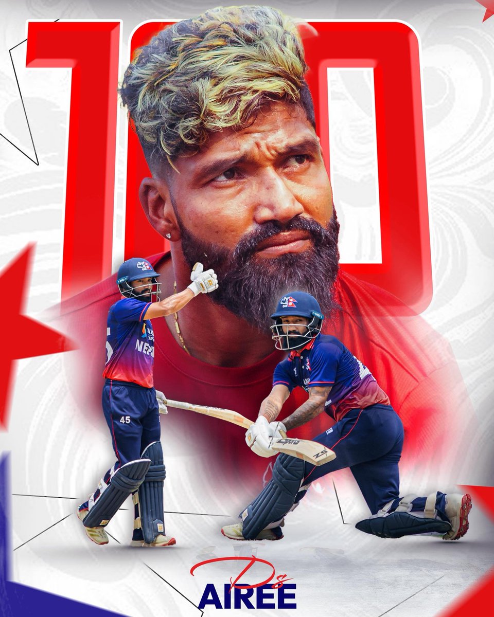 100 Runs of consistency- Airee
#NepalCricket