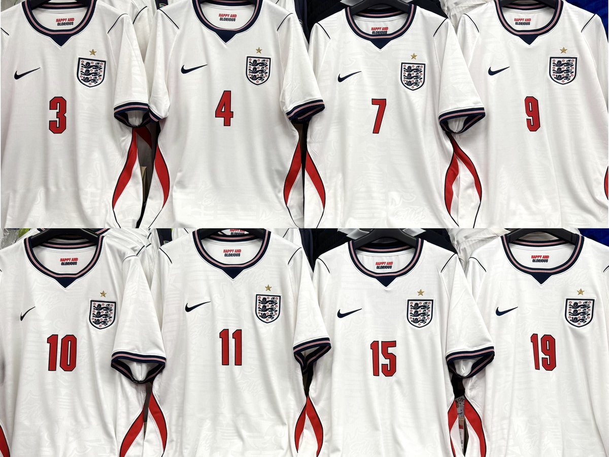 🏴󠁧󠁢󠁥󠁮󠁧󠁿 #イングランド代表 👕2026 HOME ユニフォーム ⚡️国内