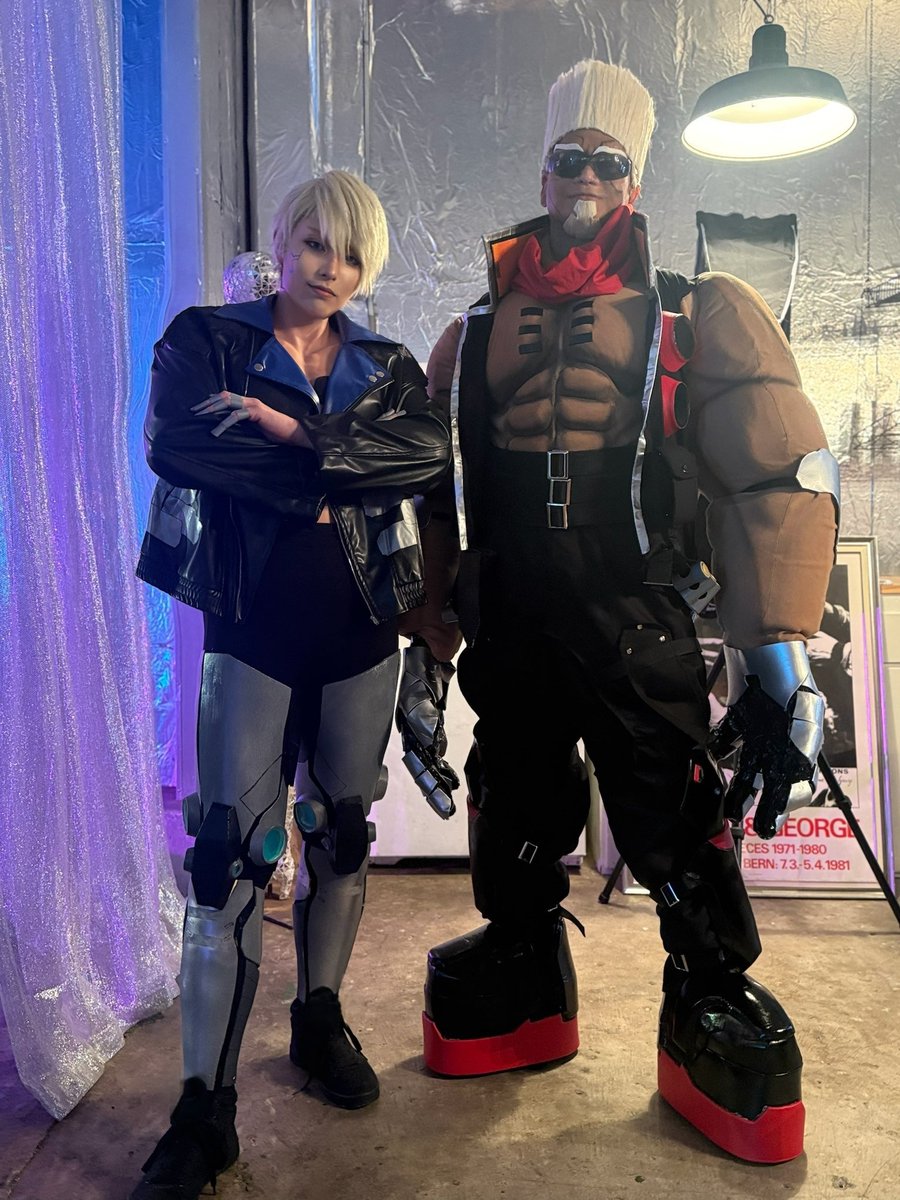 yu_to382's tweet image. なんと今回メインもいたのでペアで撮影出来たので是非見てほしい！！
超絶かっこいい写真沢山なので上げまくる😎

メイン＠kinuzero 
#サイバーパンク2026_29ap
#cyberpunkedgerunners