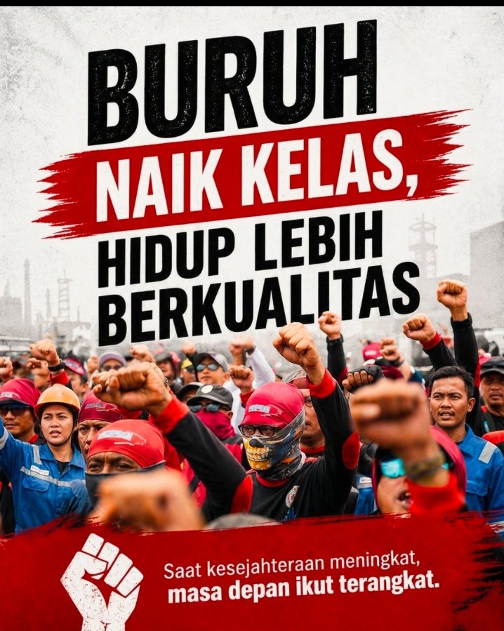 ManYT62029's tweet photo. kesejahteraan buruh bakal terasa nyata kalau ada perhatian serius dari berbagai pihak, bukan cuma dibahas tapi juga dijalanin #PekerjaNaikLevel https://t.co/Ro2rC6gHhF