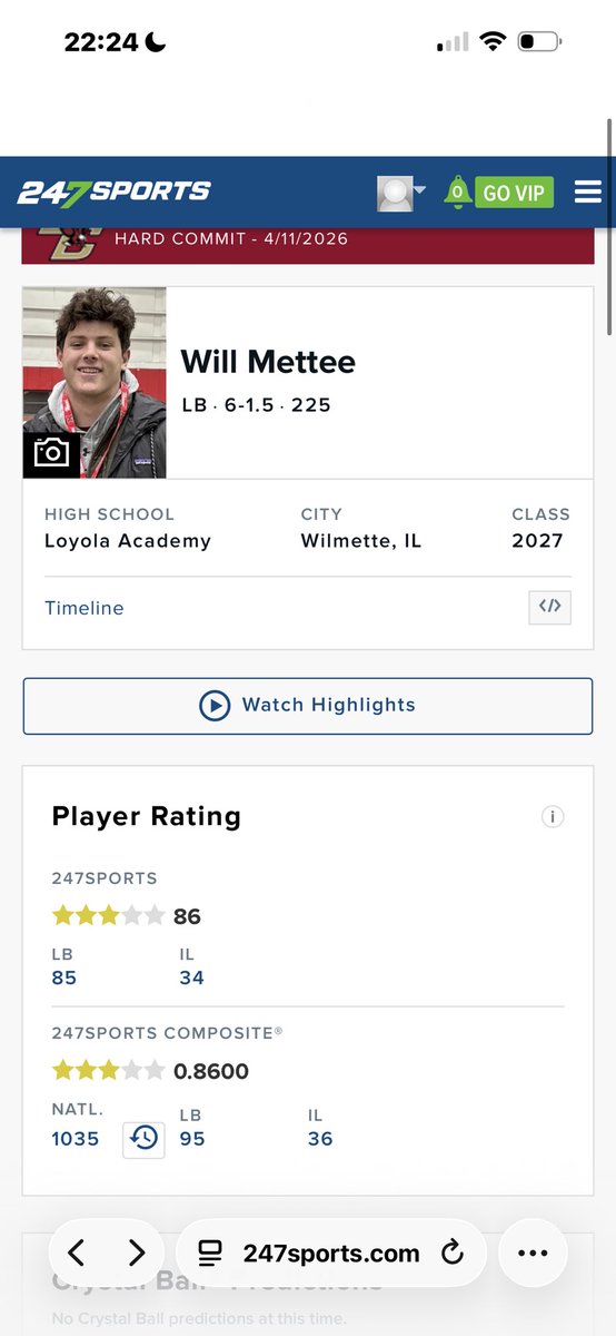 Will Mettee 2027 ⭐️⭐️⭐️ tweet media