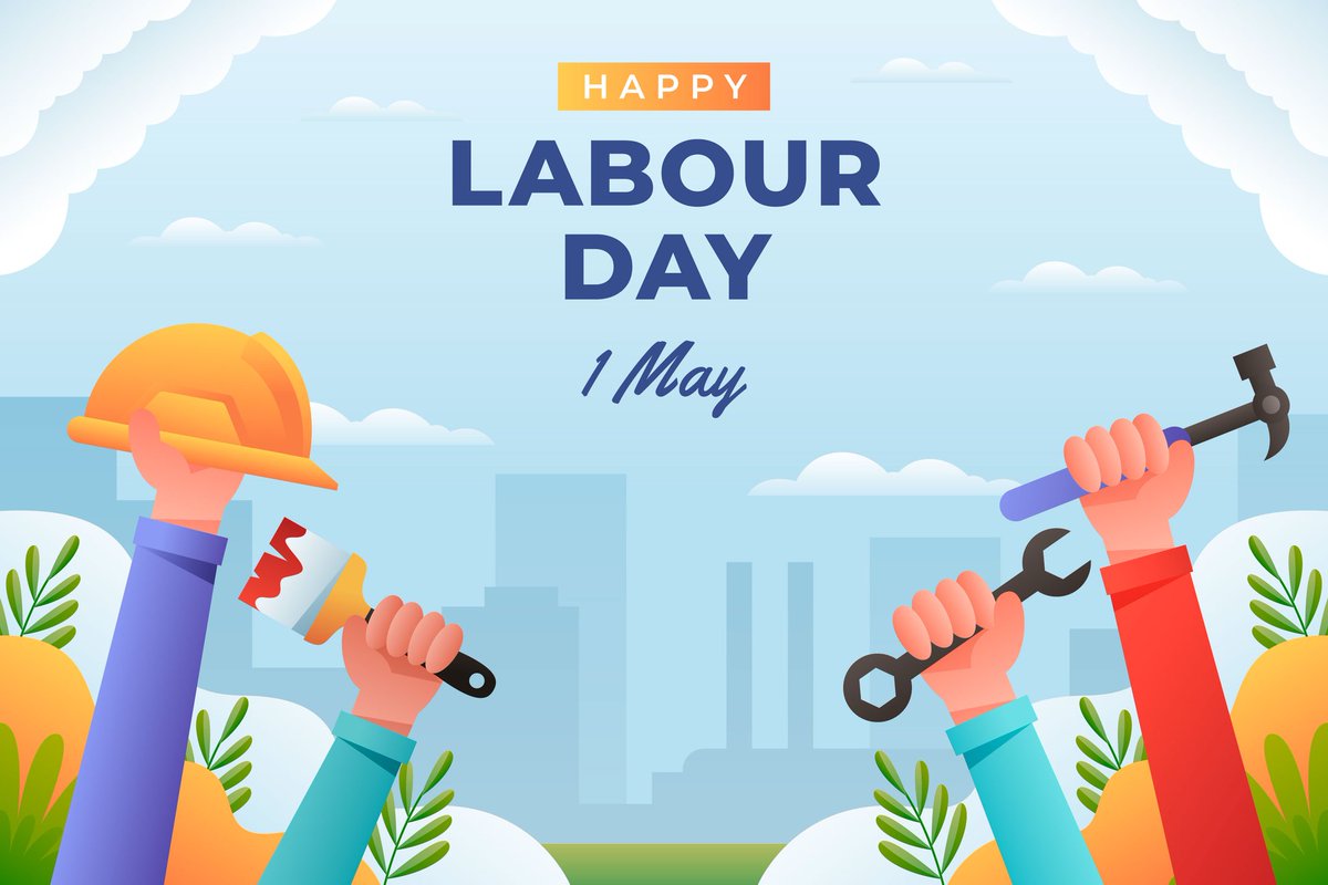 Selamat Hari Buruh! 

Semoga semua para pekerja diberikan kesehatan dan kesejahteraan. 

Terima kasih bagi para pejuang keringat, bagi tulang punggung, bagi sandaran keluarga atas kerja keras kalian

- mlytfess