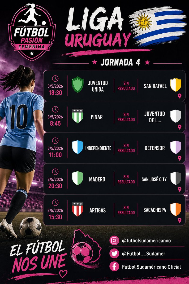 Futbol__Sudamer's tweet image. Este fin de semana, habrá nueva fecha de la #LigaMaragataFemenina solo un encuentro habrá postergado y es por la División A entre #Jardines VS #Campana por qué se jugará la final entre ello por el #TorneoCompetencia de la #LigaMayor 

#FútbolFemenino #FútbolPasiónFemenina