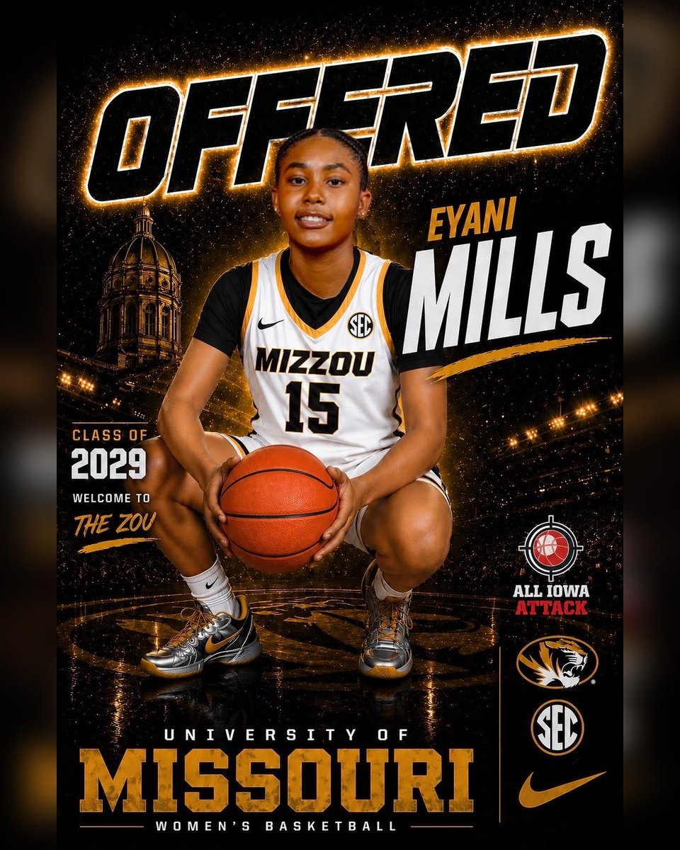 EMills53319's tweet photo. Had a great call with Coach @kellie_harper. So excited to receive an offer from the school my dad played ball at. Thank you @mizzouwbb 🙏🏾. MIZ! #alliowaattackfamily❤️🖤🏀 #grindhouse #itrainwithmarcuswalker #tuffclub #alphazonexperience https://t.co/MKTPxMOXxL