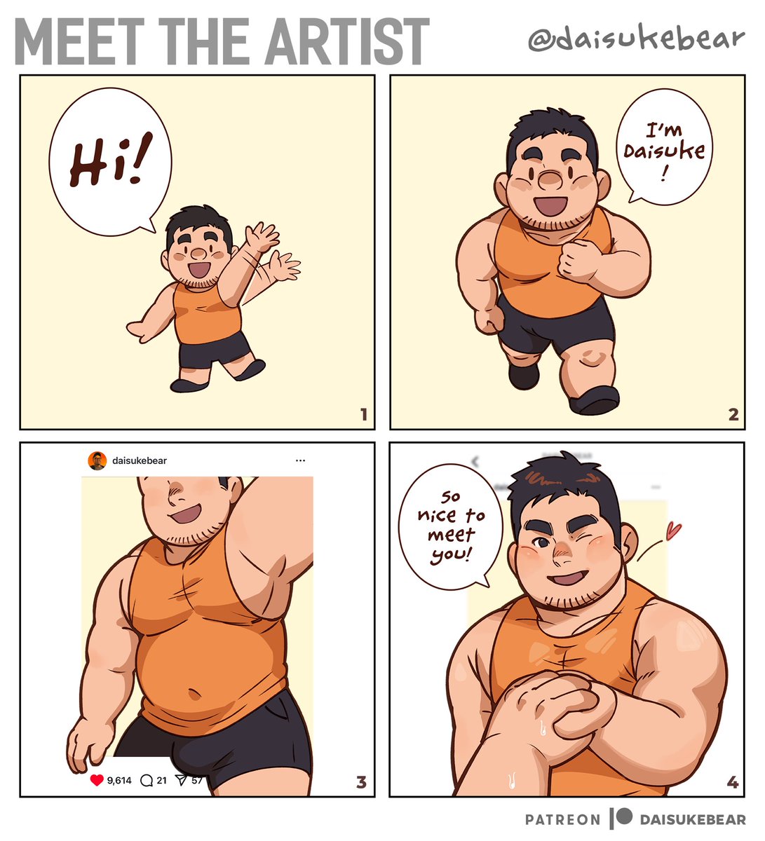 Hi! This is Daisuke! 
I'm sorry if I'm causing you worry and making you search for me. You couldn't find my old Instagram account because all my acc have been permanently disabled. It seems like this time I can't get them back at all, including my artwork and personal accounts.