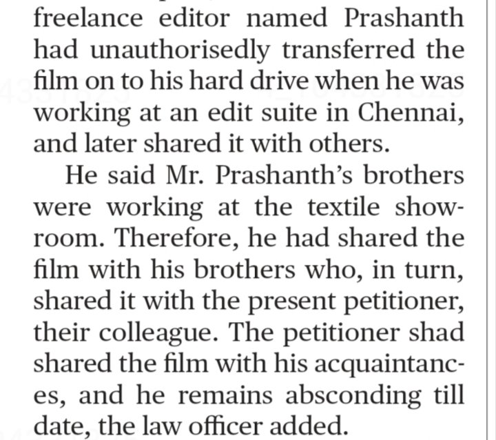 mangalyaan_next's tweet image. Details show a freelance editor exploited access to leak Jana Nayagan, leading to a chain of illicit distribution and arrests. We need a deeper discussion on protecting intellectual property. #JanaNayagan #Copyright #FilmIndustry @U2Brutus_off @PeralaiTv @the_hindu