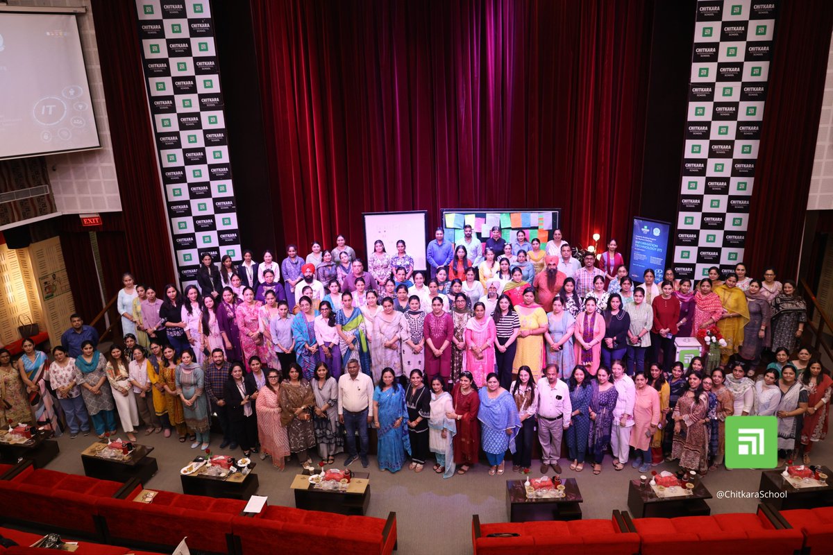 chitkara_school's tweet image. Chitkara International School elevates Digital Pedagogy through CBSE Capacity Building Program on Information Technology Skills

-

#CIS #CBSE #Workshop #training #IT #learning #Knowledge #ChitkaraInternationalSchool #TeachersTraining
