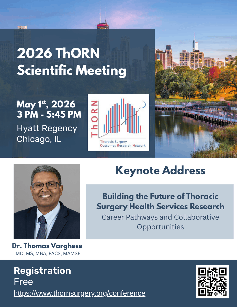 Thoracic Surgery Outcomes Research Network, Inc tweet media