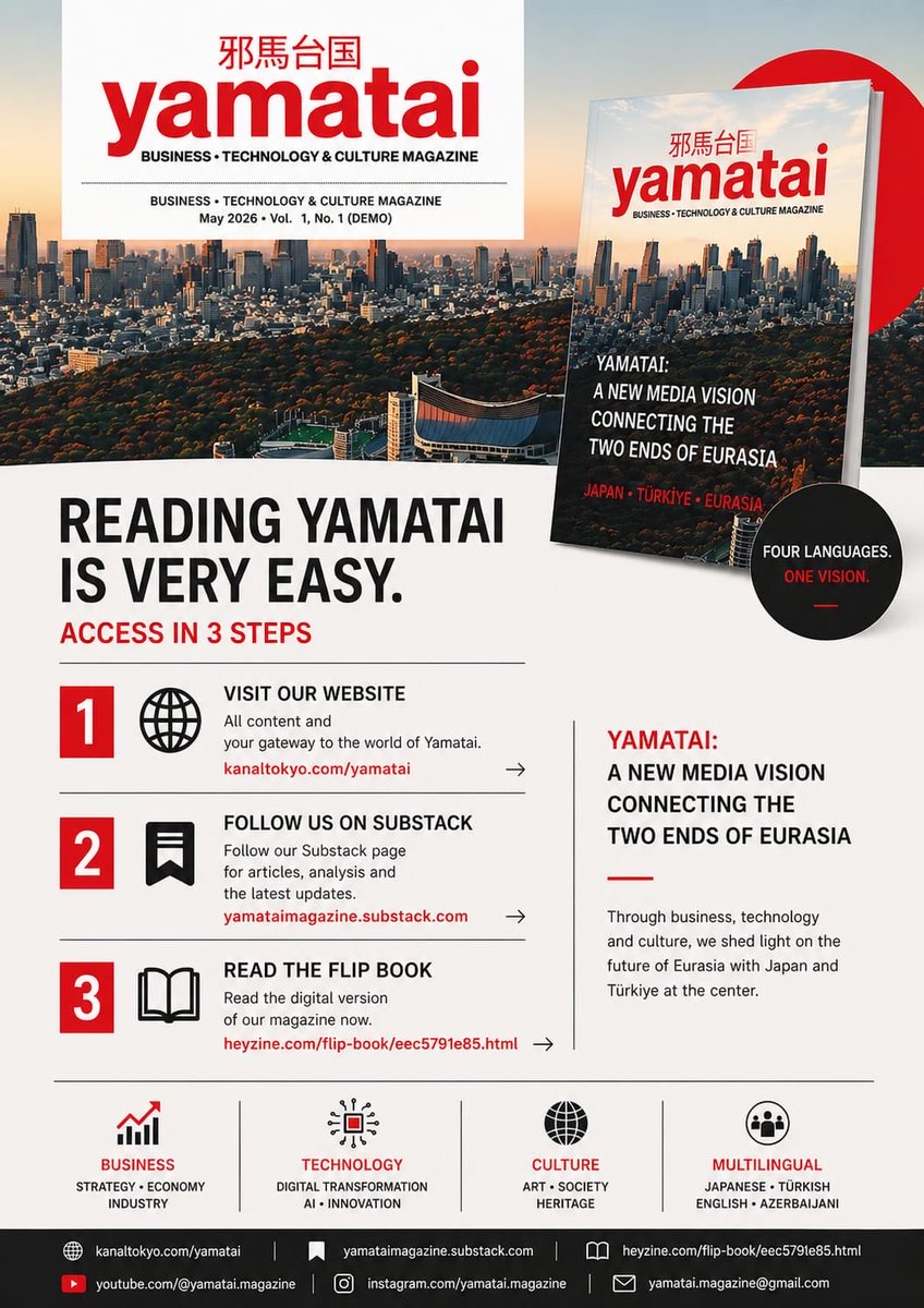lordtokyo's tweet photo. 4言語（トルコ語・日本語・英語・アゼルバ��ジャン語）で発信。
創刊号は6月1日公開予定。

#Yamatai #日本 #トルコ #文化交流 #メディア #東京 https://t.co/ANf0AHAdSp