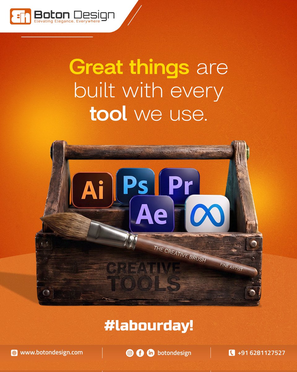 BotonDesign's tweet photo. Boton Design wishes you a Happy Labour Day to everyone.
Celebrating the hard work, dedication, and creativity that build a better tomorrow every day.

#HappyLabourDay #BotonDesign #WorkWithPride #CreativeMinds #RespectWorkers https://t.co/Pw8qihto3Q