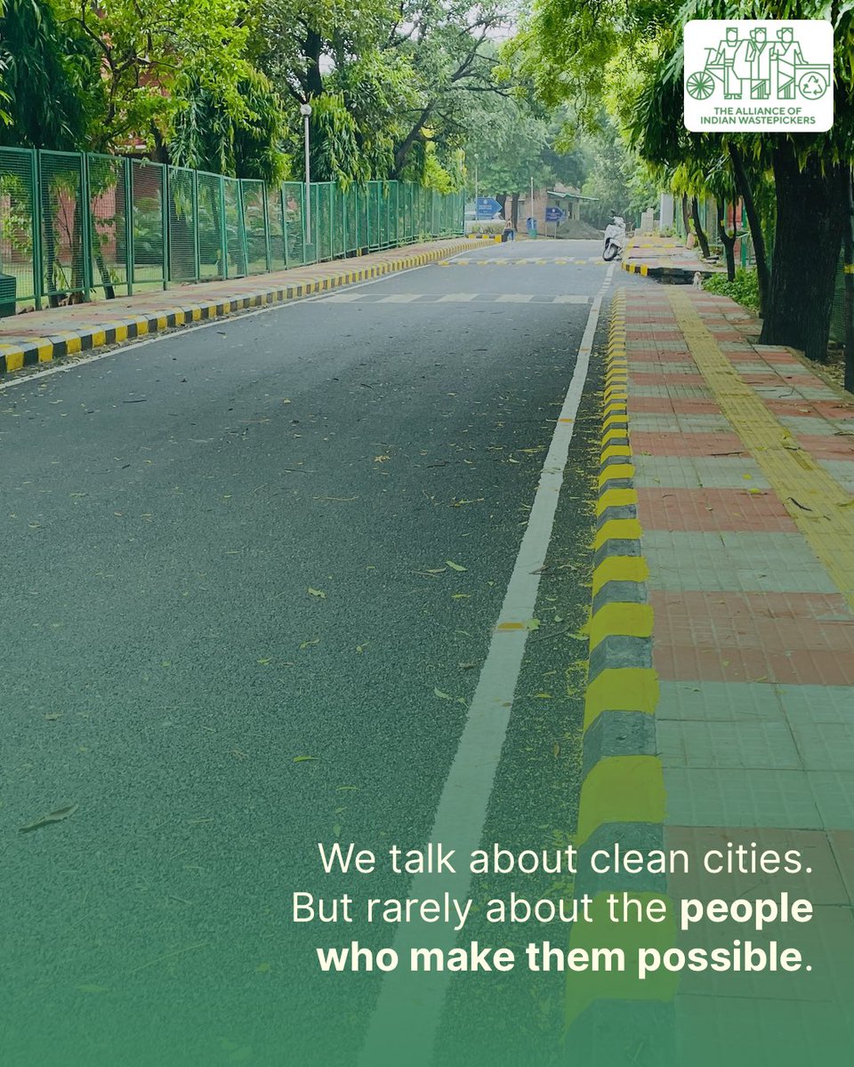 AIWastepickers's tweet photo. #MayDay is about workers.

#Waste pickers have always played a key role in India’s waste management system, reducing landfill waste, enabling #recycling and saving cities money.

However, their labour remains largely invisible. https://t.co/GE7e5UkrV3