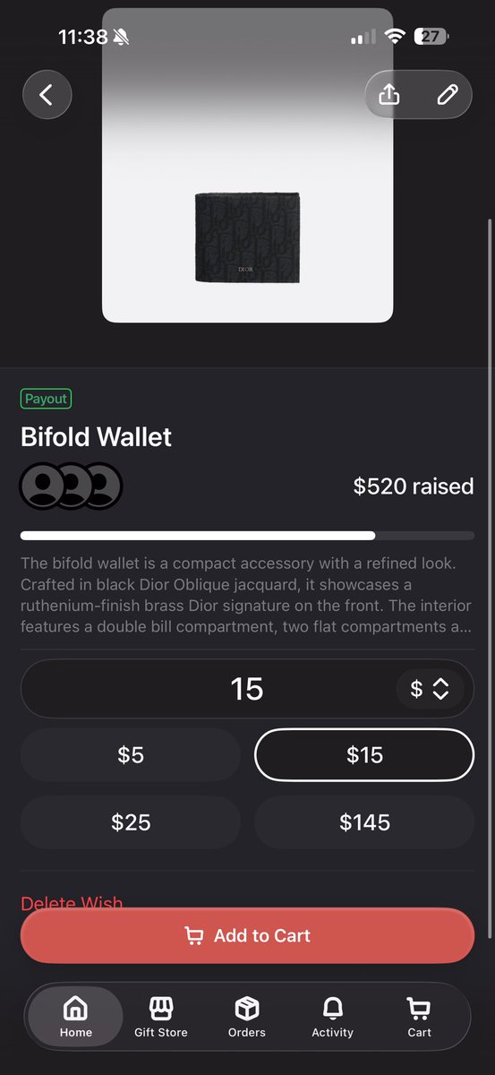 Alpha_Tylerr's tweet photo. Only $145 left. Whatever f@g sends the rest will get a surprise 🙈 https://t.co/ud95no5zzP