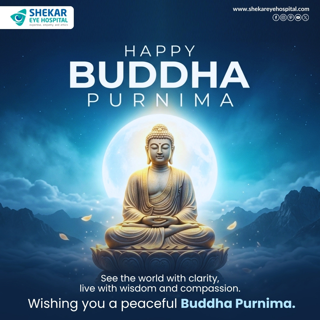 ShekarEye's tweet photo. On this sacred occasion of Buddha Purnima, may your life be guided by peace, clarity, and compassion. Just as vision brings clarity to the world around us, wisdom brings clarity within. https://t.co/2zvEYFx3RF
