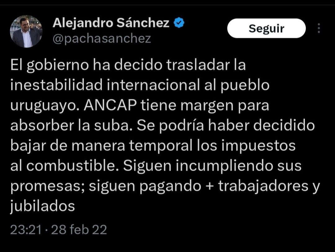 _____1899's tweet photo. @tinchonegriazul @Charlyaguete Lo que jode son las formas y la demagogia. Si es excepcional el problema hace la de la nafta de frontera y recorta imesi. https://t.co/FBWKTCIyFs