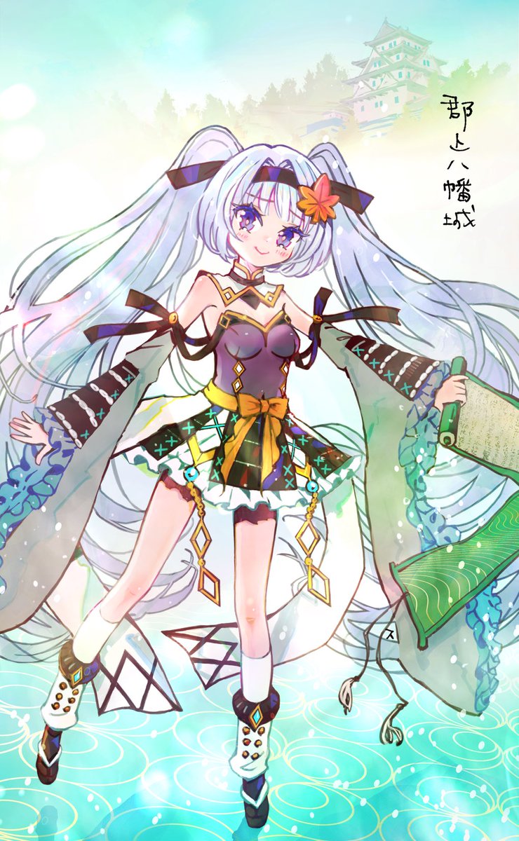 skiapodes's tweet photo. 郡上八幡城ちゃんはこれで完成としよう。
絢爛来てびっくり。かわいい😊 https://t.co/pFB5A3jDry