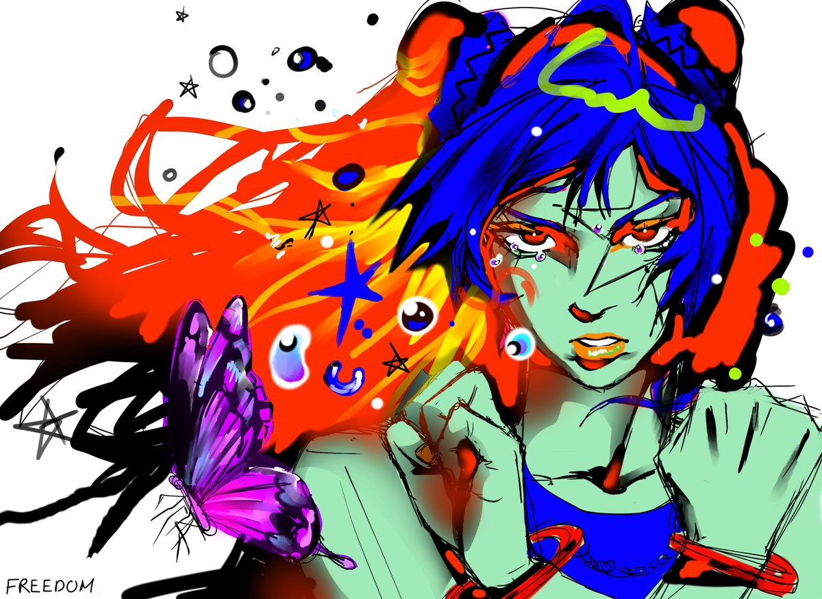 makkasays_hi's tweet photo. was gonna do this jolyne piece for my exams until my art teachers pushed me be on my limit and now im bleeding like crazy from stress and my organs are slowly collaping on itself. These teachers know how to make you hate the shit you love
#jjba #jolynecujoh #jojo https://t.co/uj49YFuUbu