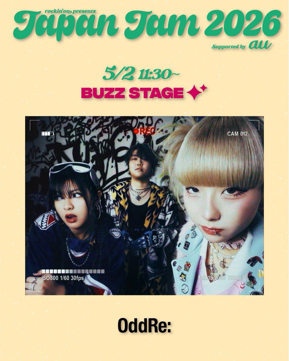 ◤ 𝐓𝐨𝐦𝐨𝐫𝐫𝐨𝐰 ◢ [ JAPAN JAM 2026 ] @rockinon_fes 2026.05.02