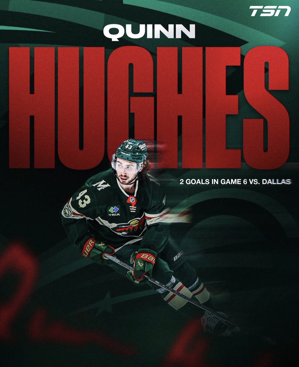 So nice, he did it twice!😮‍💨
Quinn Hughes turned the ice into his personal highlight reel tonight🔥🚨