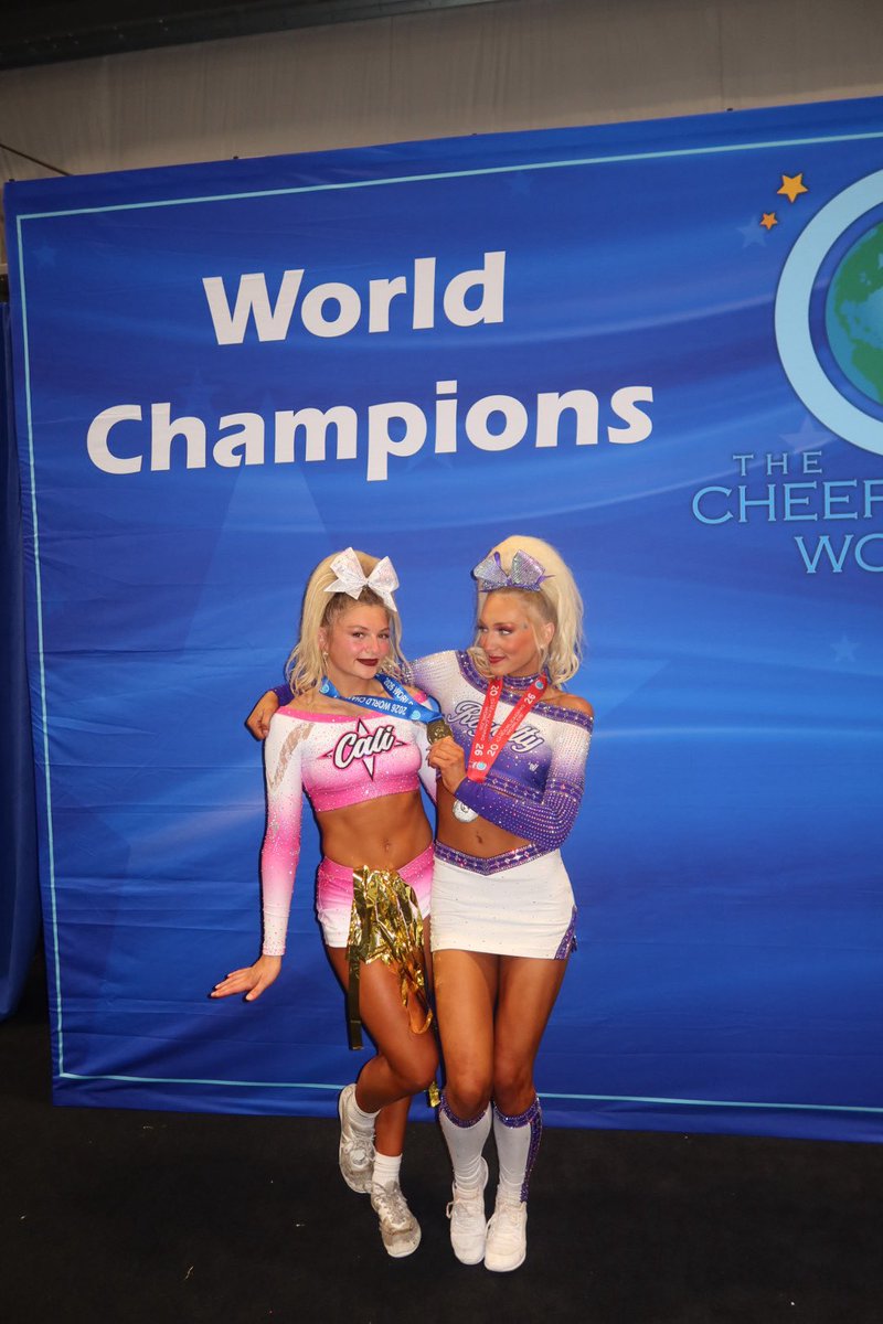 Sisters by chance, world champs by choice 😘 # shedidit!!!