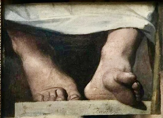 nissnickmich's tweet image. Los pies de Homero. Estudio de Jean Auguste Dominique Ingres para su obra “La apoteosis de Homero” (1827) #arte #pintura #homero #ingres #curiosidades #felizviernes #1mayo