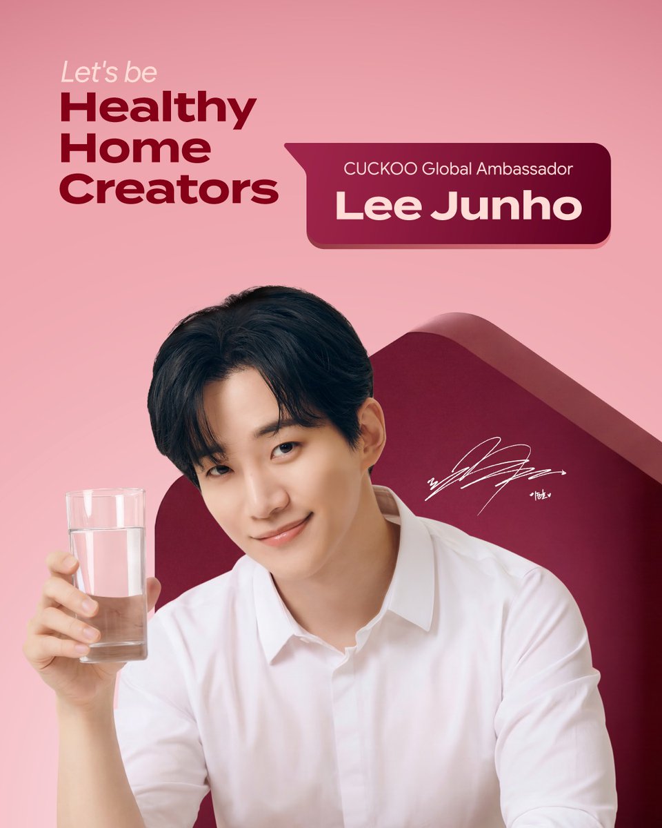 From debuting as a K-pop Singer to becoming a K-drama heartthrob, we’re thrilled to announce le2jh  as CUCKOO Global Ambassador! 
instagram.com/p/DXx3aQvCWC6/…
#이준호 #LEEJUNHO #cuckoo 
#O3Collective #O3CLTV