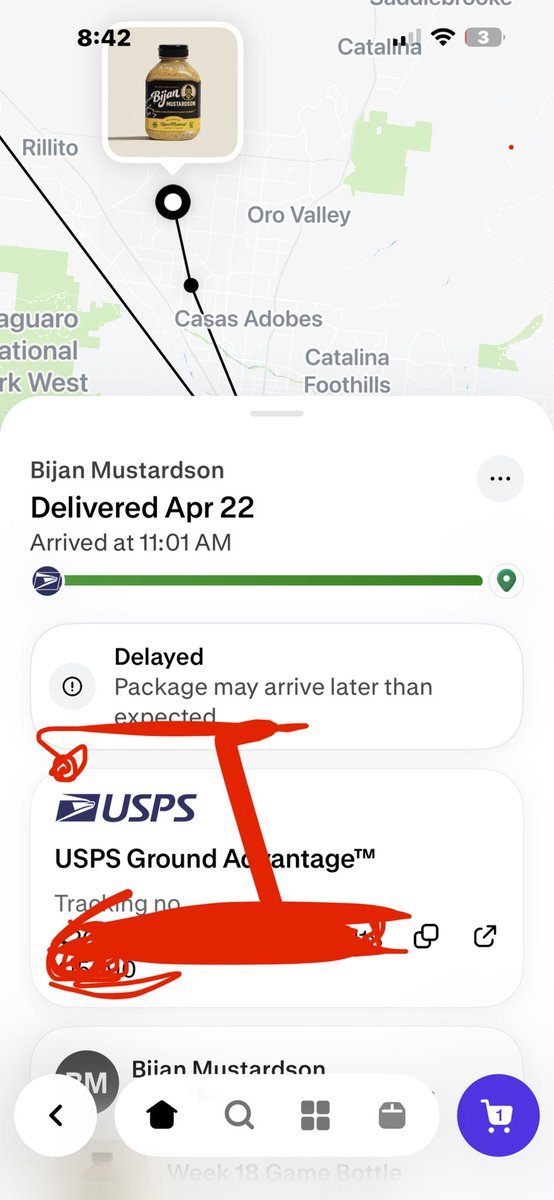 ty4thisfood's tweet photo. @Bijan5Robinson help please!!!! I won and paid $150 for game 18 bottle. It took the team 4+ months to ship it- and it was shipped to the wrong address. Please help! John-from Tucson. Your team has ignited my last 3 emails asking them for help. @bijanmustardson https://t.co/0UuABLBG3i