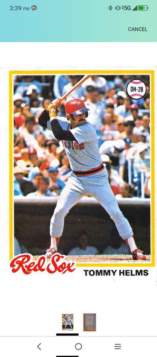 kellyHammo71824's tweet image. Tommy Helms #RedSox #MLB