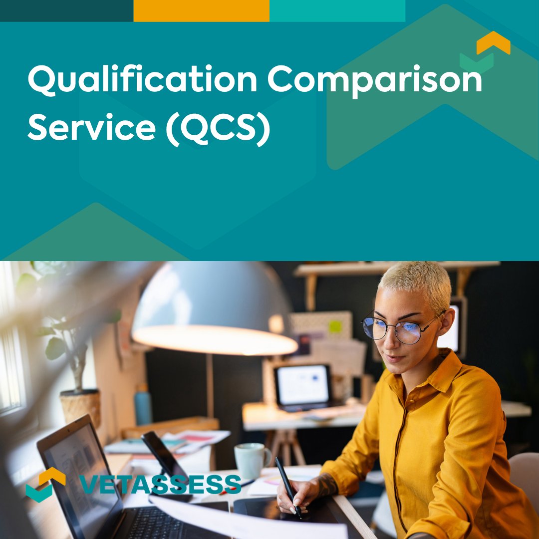 VETASSESS's tweet photo. Overseas qualification?

Our Qualification Comparison Service (QCS) shows how it compares to the AQF - helping employers clearly understand your skills and experience.

Learn more: https://t.co/E5I12AfHjf https://t.co/c2EOyOVAhs