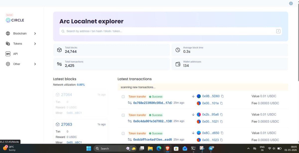 Phoenixa104's tweet image. Ran an @arc blockchain node locally today hit several issues, debugged them, and dug deep into the stack. 🛠️
Tracked down a Grafana UID mismatch, fixed it, and pushed a PR to their GitHub. Always satisfying to move from “why is this broken?” to “here’s the fix.” 🚀
#arc #circle