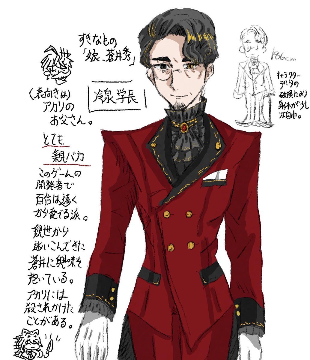創作キャラ考えていると自分の趣味がバレる…おじさんばっかりじゃないですか…(困惑)