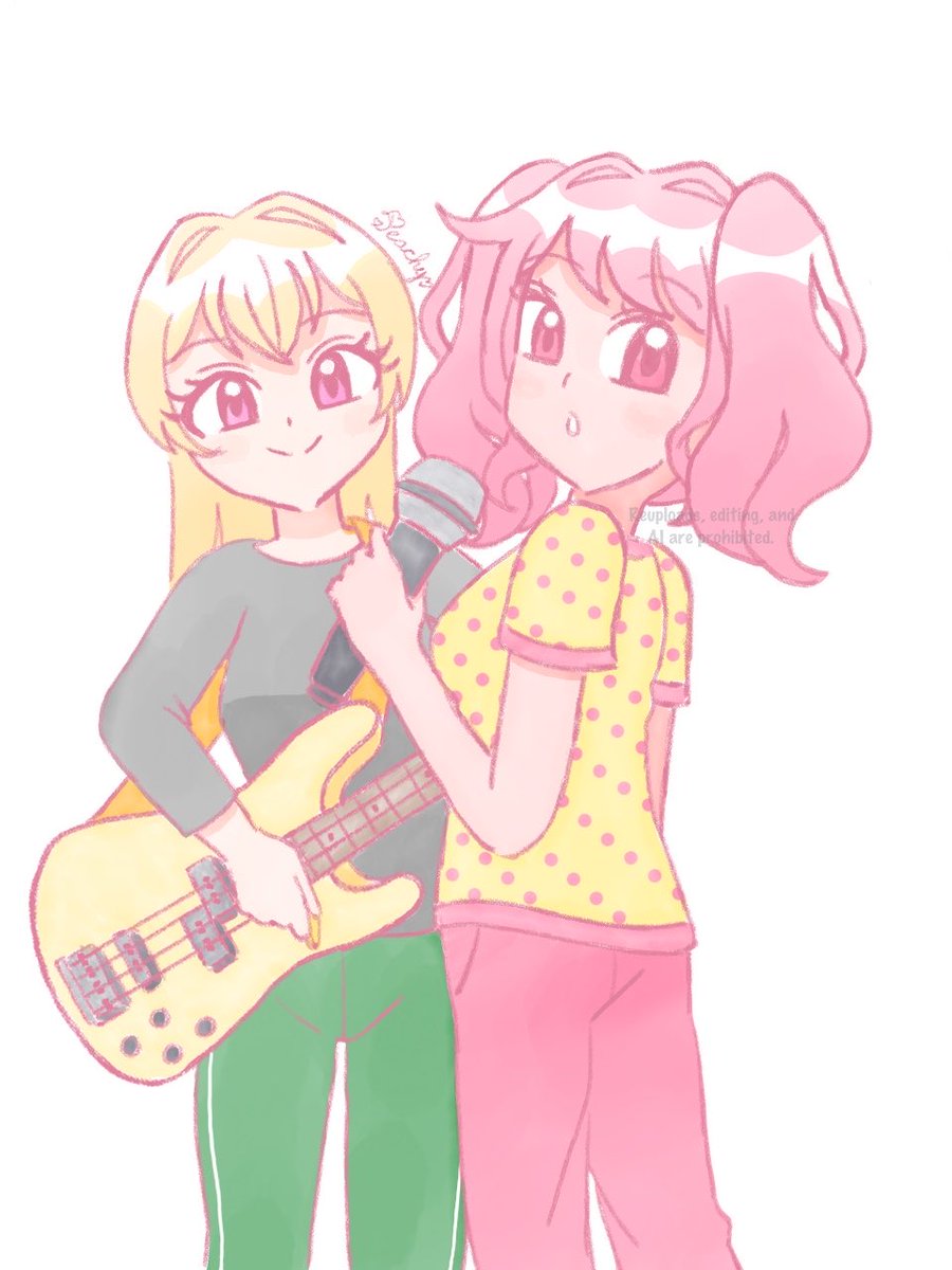 🩷💛

#あやちさ
#ayachisa
#bandoriart