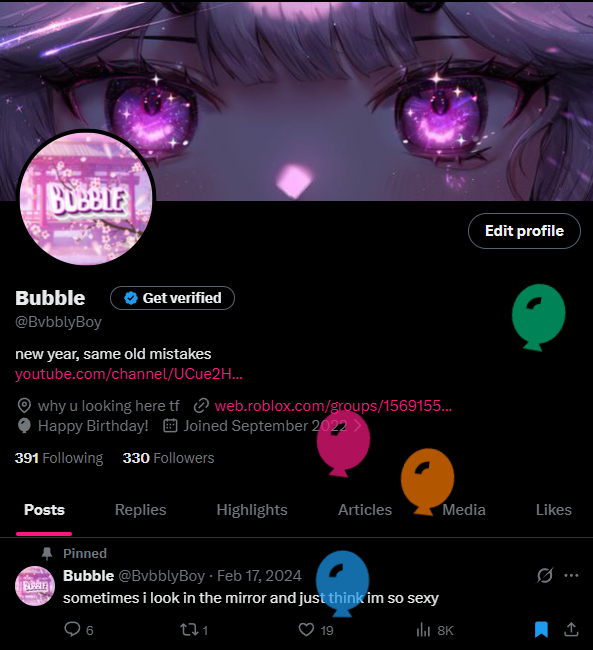 Bubble tweet media