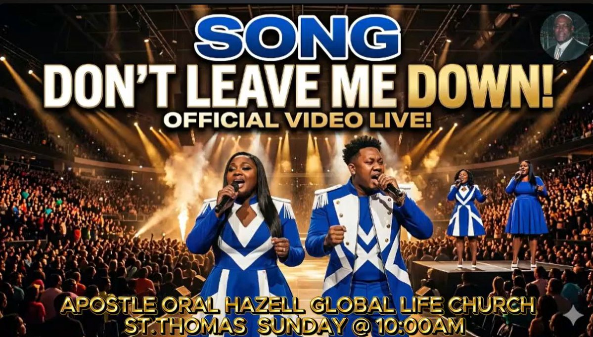 globallifechurc's tweet image. SONG " MUSIC VIDEO" "DON'T LEAVE ME DOWN" (OFFICIAL MUSIC VIDEO) youtube.com/watch?v=ZYj7Ec…
#song #worship #dontleavemedown
