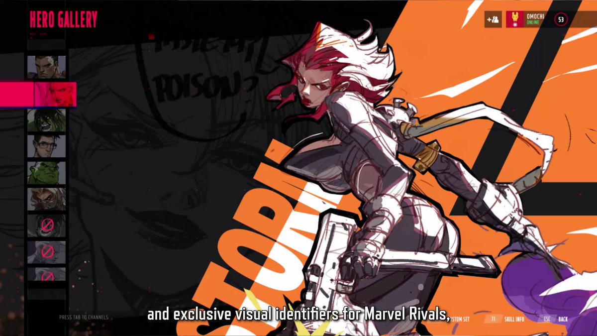 It's mind boggling that Netease had a much cooler design for Black Widow with akimbo Uzis but opted to make her a generic useless sniper character 

The current version is simply outclassed by literally every other DPS in the game 

Rework at this point #marvelrivals