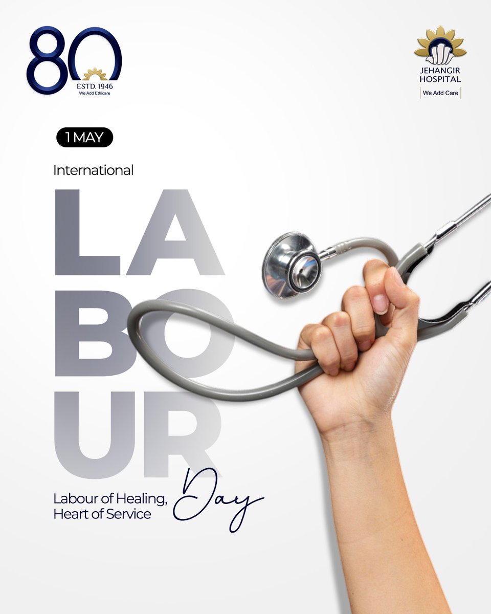 JehangirCare's tweet photo. Labour Day reminds us, while things run smoothly, someone, somewhere, is carrying the load.
#labourday #workforce #teamwork #everyrolematters #healthcare #jehangirhospital #weaddcare https://t.co/0E6ssHMj4R