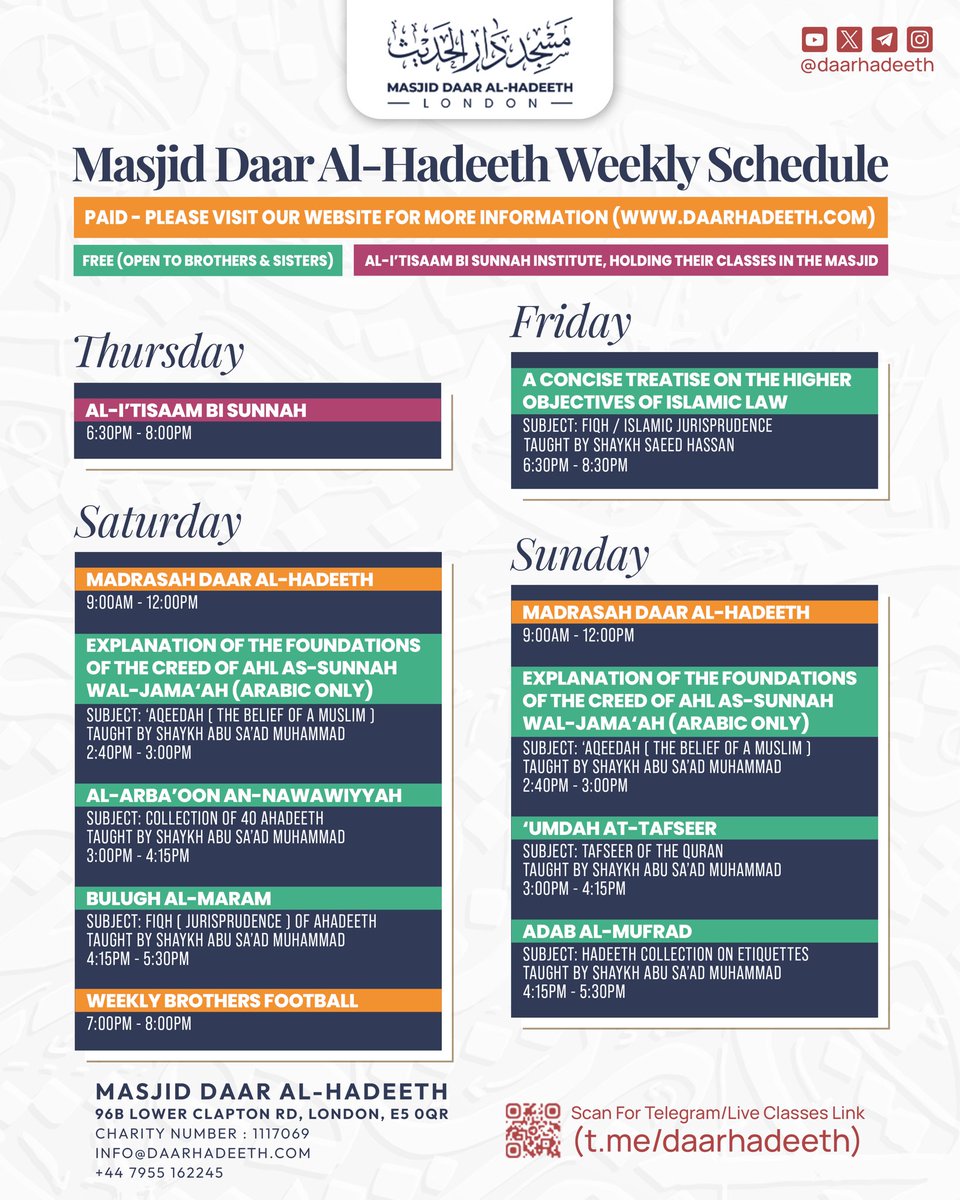 Masjid Daar Al-Hadeeth tweet media