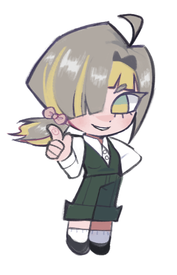 pancakemothy's tweet photo. chibi comm for angie https://t.co/UmCrF056Jz