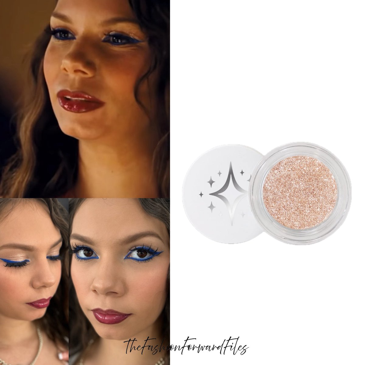 FashFwrdFiles's tweet image. Sophia Rose Wilson as BB in Euphoria season 3 is wearing Half Magic Beauty glimmer pop glitterpuck. Makeup and photo by @mararousemakeup 
#halfmagic #halfmagicbeauty #euphoria #euphoriahbo #makeup