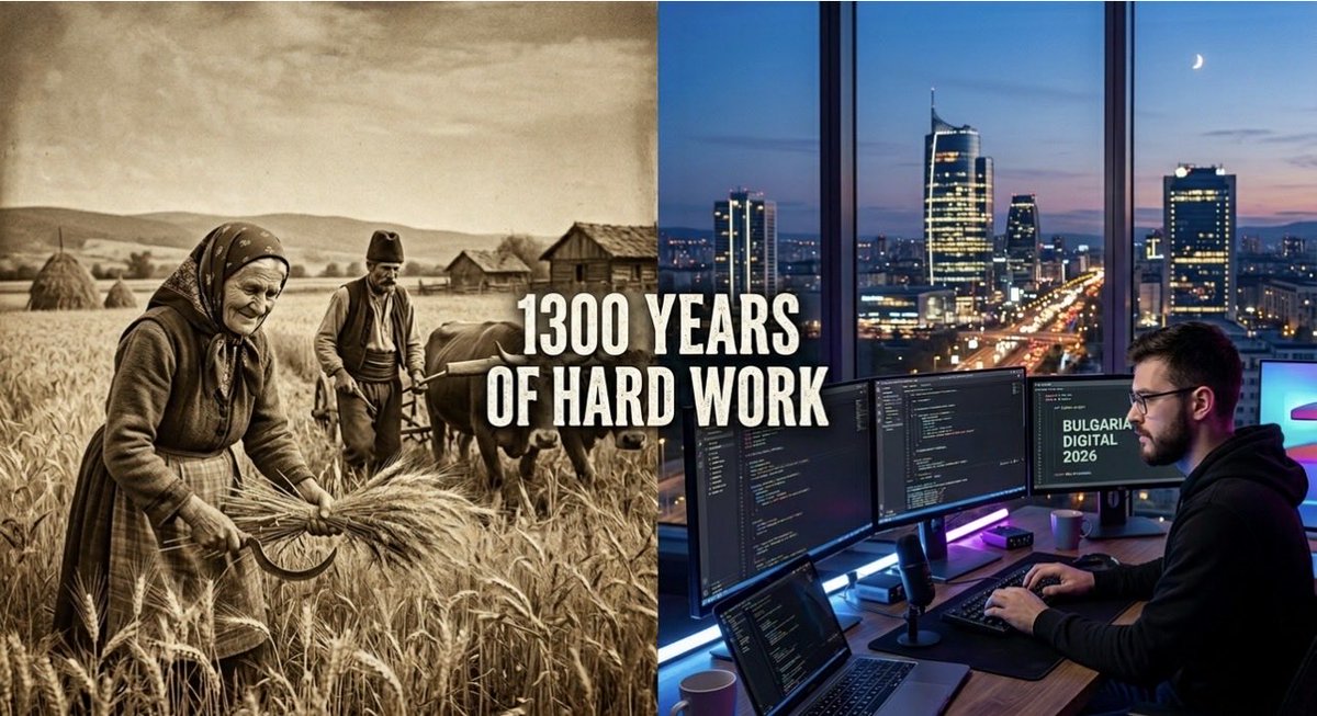 Bulgaria's tweet image. The strength of Bulgaria doesn't just lie in its history, but in the calloused hands of its workers today. 🇧🇬 From the factories to the fields, we salute the tireless spirit that keeps our nation strong. Happy Labour Day! ✊

#Bulgaria #LabourDay