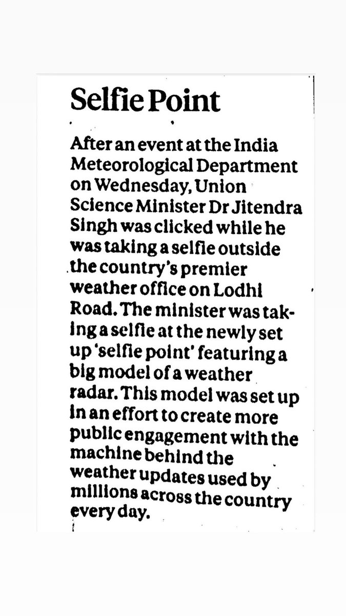 DrJitendraSingh's tweet image. Indian Express: #Delhi Confidential: Selfie Point